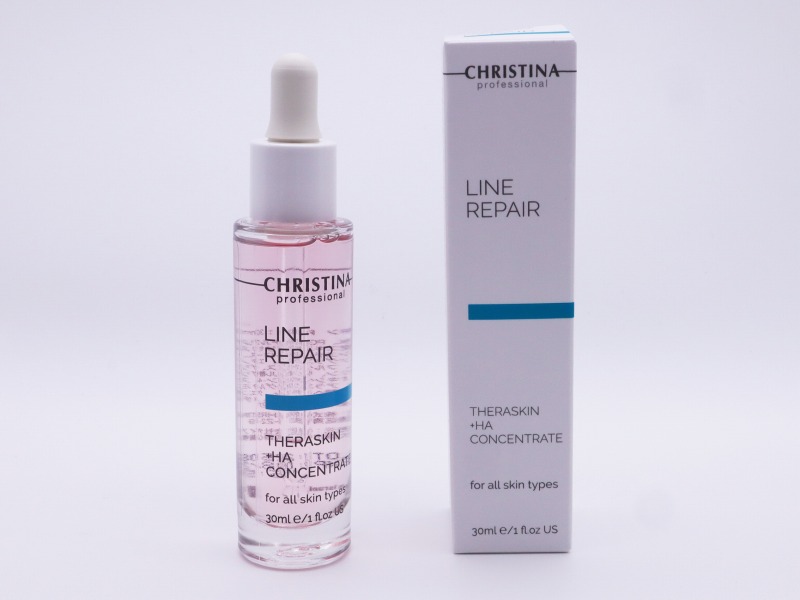 肌の水分レベル維持のために開発された美容液クリスティーナ「テラスキン」ラインリペア